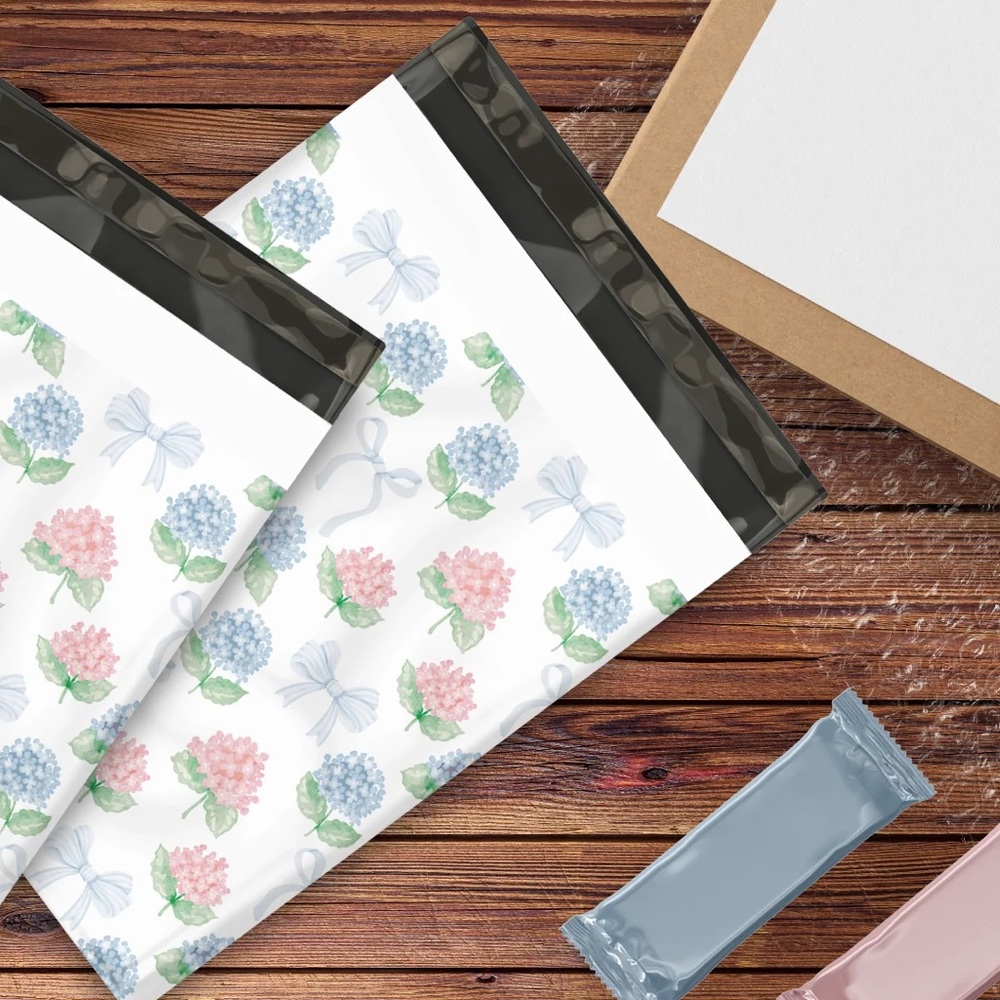 Hydrangeas Poly Mailer’s 10x13 Pack of 25 - Picture 9 of 10